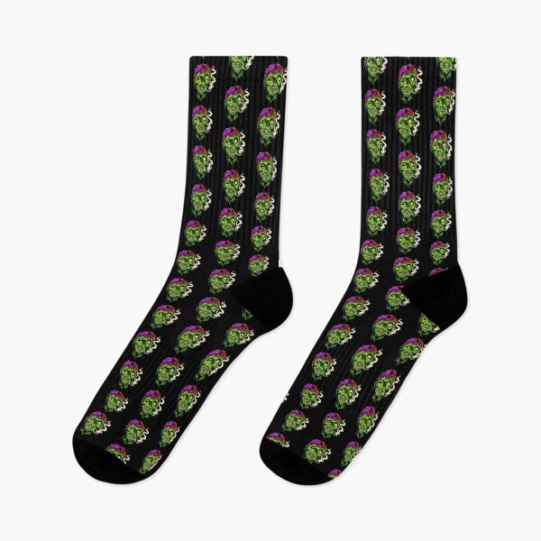 Item preview, Brains and Weed - Happy Halloweed Trippy Zombie  designed and sold by PosterpartyCo.