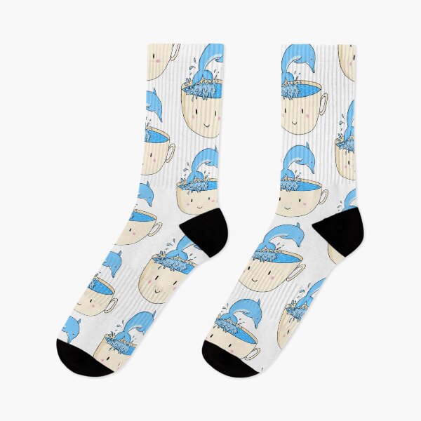 Item preview, Dolphin Swimming In A Cup Of Tea designed and sold by Lizzamour.