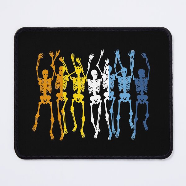 Item preview, Aro Ace Flag Halloween Skeletons. Aroace Pride designed and sold by Subtle Pride Shop.