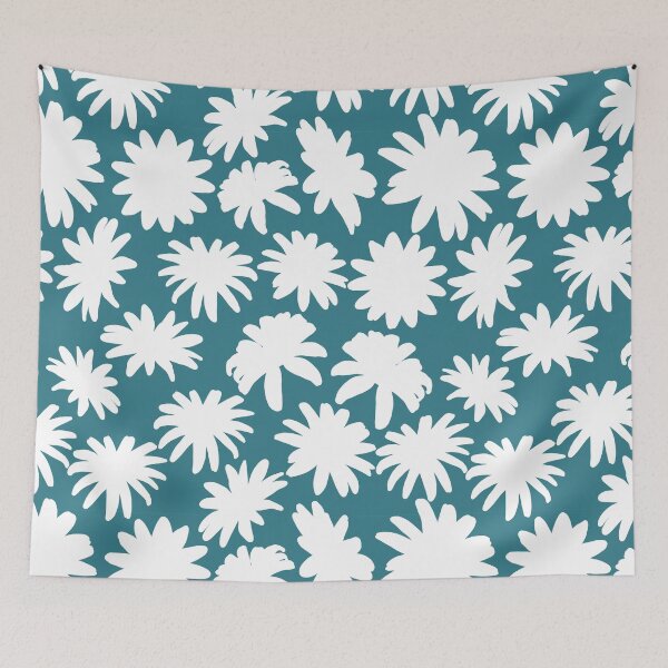 Item preview, Echo Orko in Berrymint- Funky retro floral pattern designed and sold by wildhunt.