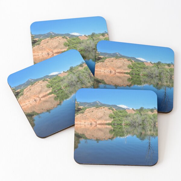 Item preview, Red Rock Canyon Pond #4 designed and sold by Rachel Jeffrey.