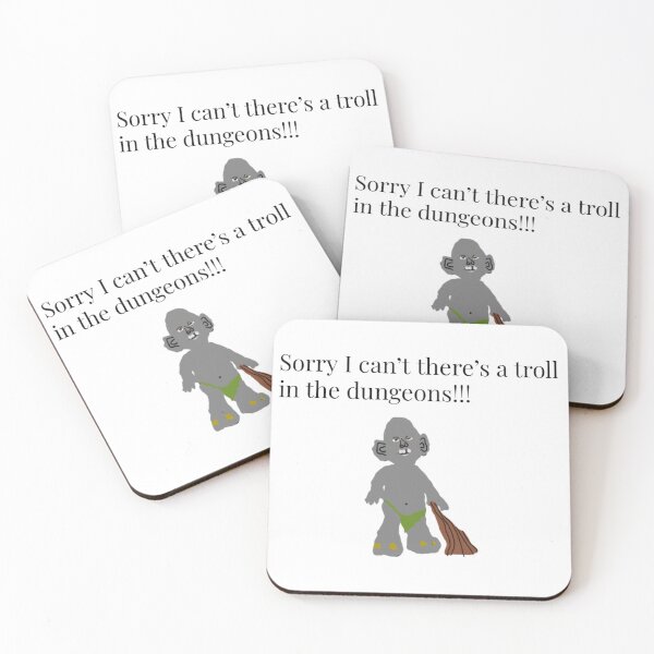 Item preview, TROLL IN THE DUNGEONS!!!!! designed and sold by The A's Cute Image Shop.