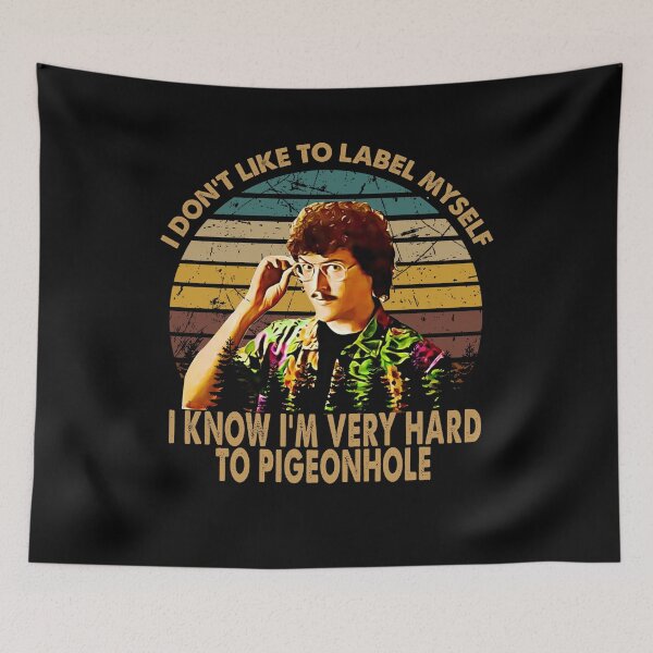 Item preview, Vintage Weird Al Arts Yankovic - I Don't Like To Label Myself designed and sold by EdwinJeremy2.