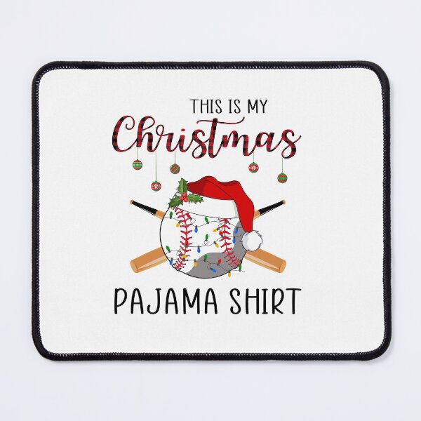 Item preview,  This Is My Christmas Pajama Shirt Baseball Xmas Lights designed and sold by shophia-art.
