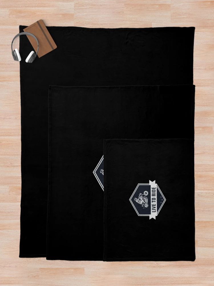 Thumbnail 5 of 6, Throw Blanket, Live to Ride designed and sold by Studio-Sy.