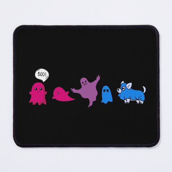 Item preview, Cute Bi Flag Ghosts and Dog. Bisexual Pride designed and sold by Subtle Pride Shop.