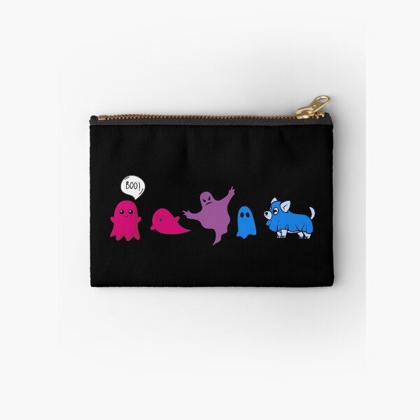 Item preview, Cute Bi Flag Ghosts and Dog. Bisexual Pride designed and sold by Subtle Pride Shop.