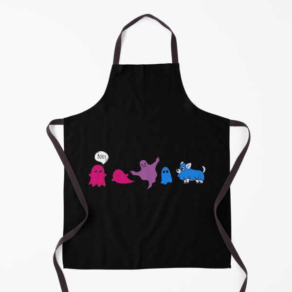 Item preview, Cute Bi Flag Ghosts and Dog. Bisexual Pride designed and sold by Subtle Pride Shop.