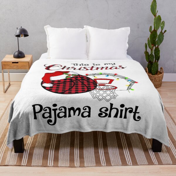 Item preview, This Is My Christmas Pajama Shirt Basketball Xmas Lights designed and sold by shophia-art.