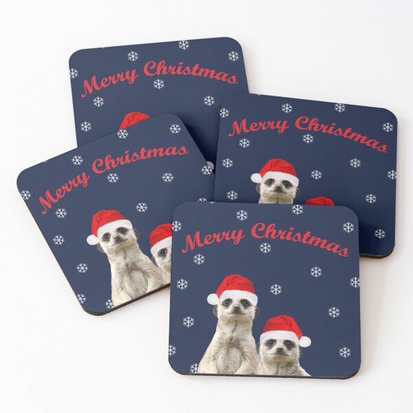 Item preview, Merry Christmas Meerkats 3 designed and sold by quentinjlang.