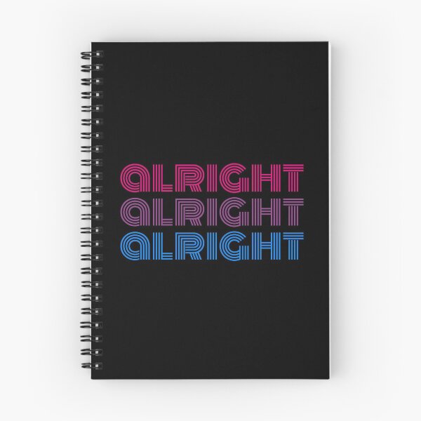 Item preview, Alright Alright Bi. Bisexual Pride designed and sold by Subtle Pride Shop.