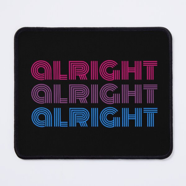 Item preview, Alright Alright Bi. Bisexual Pride designed and sold by Subtle Pride Shop.