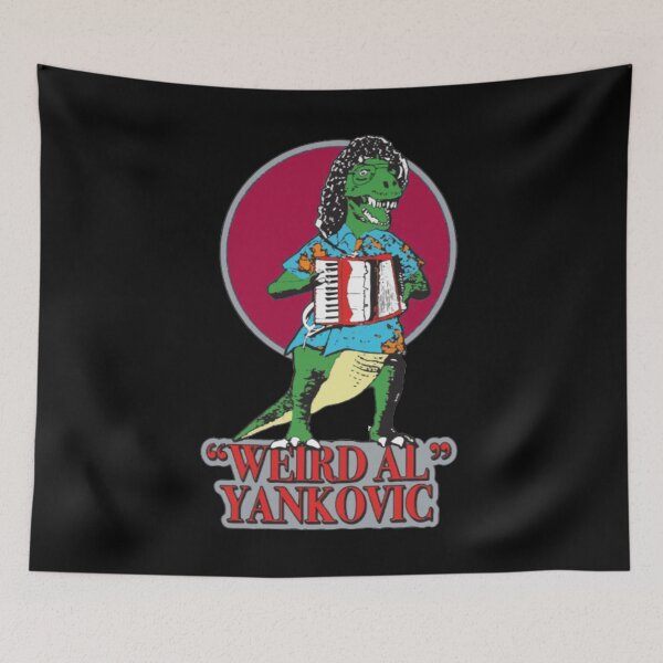 Item preview, "Weird Al" Arts Yankovic - Dinosaur Playing Accordion designed and sold by EdwinJeremy2.