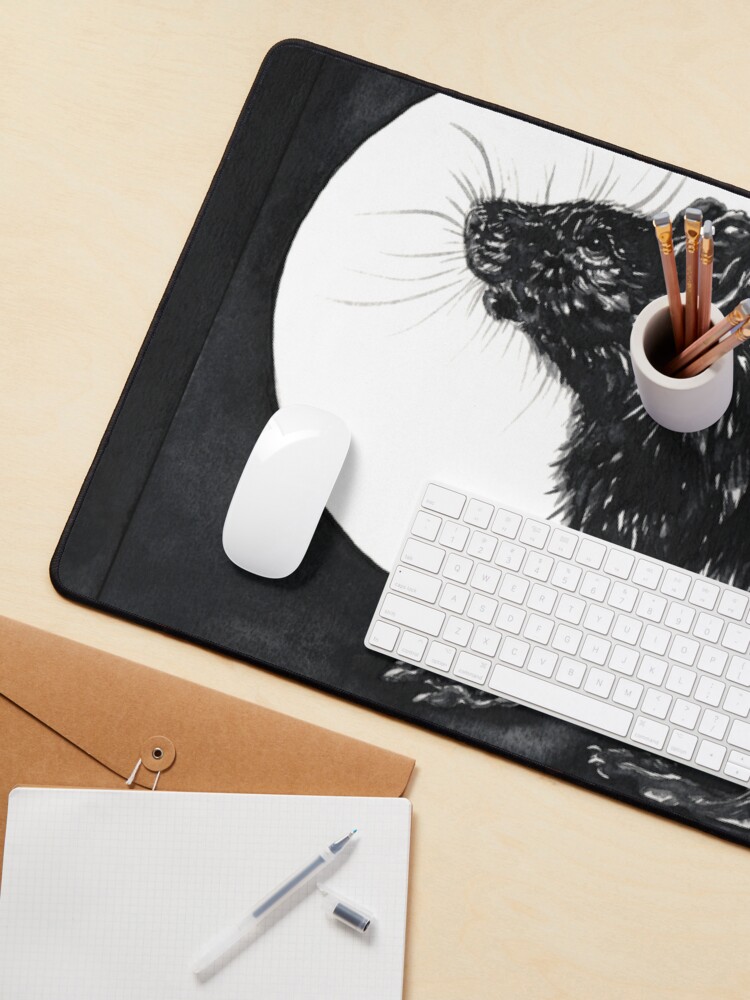Alternate view of Moon Rat Mouse Pad
