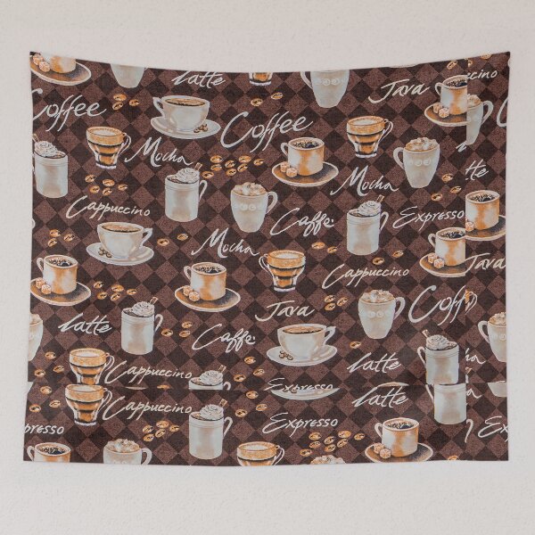 Item preview, Coffee cup fabric print  designed and sold by ChuckyStore79.