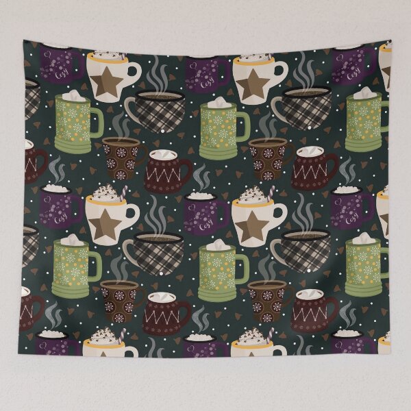 Item preview, Cute wallpaper coffee green designed and sold by ChuckyStore79.