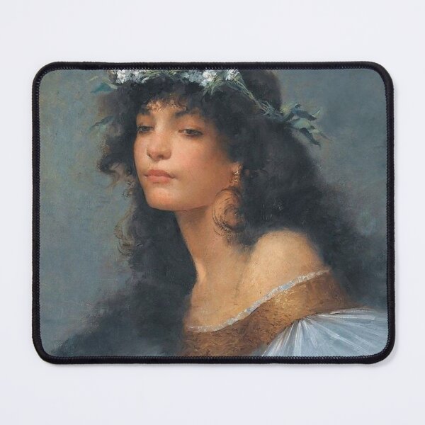 Item preview, Girl with Flower Crown Painting designed and sold by Bellathewilde.