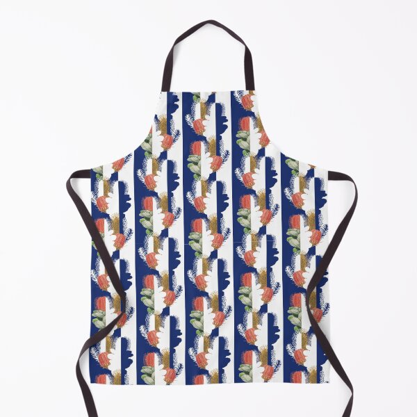 Item preview, Banksia Stripes Navy designed and sold by Margaret Kalms.