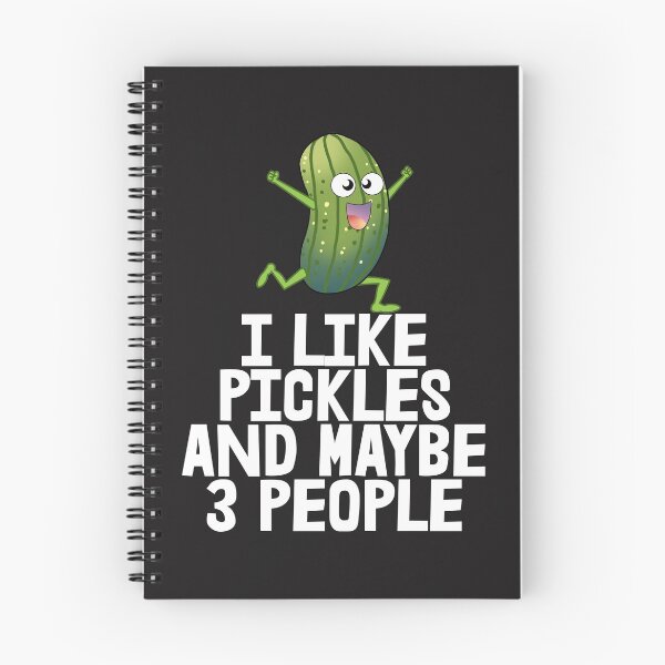 Item preview, I Like pickles and maybe 3 people designed and sold by Bendthetrend.