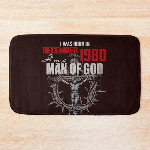 Item preview, 1980_DECEMBER GUY I'M A MAN OF GOD I ONLY KNEEL FOR ONE MAN AND HE ON THE CROSS designed and sold by TheHumbleLemon.
