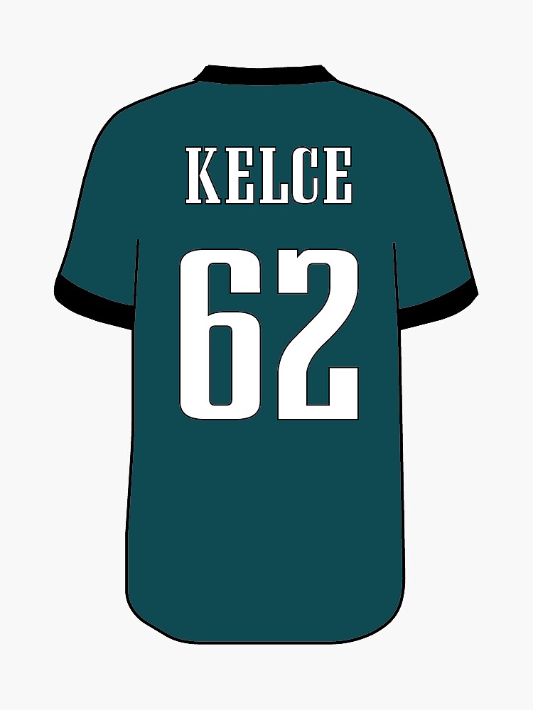 Jason Kelce Eagles Jersey' Sticker for Sale by SmpleGphicFinds