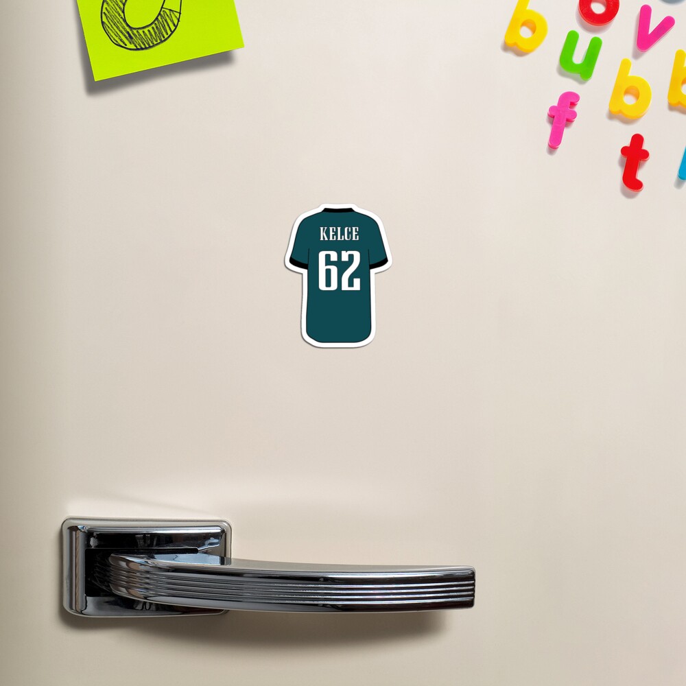 Jason Kelce Eagles Jersey Sticker for Sale by SmpleGphicFinds