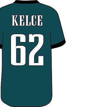 Jason Kelce Alternate Jersey Sticker for Sale by designsheaven