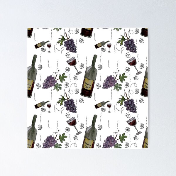 Item preview, Pattern of a bottle of red wine designed and sold by ChuckyStore79.