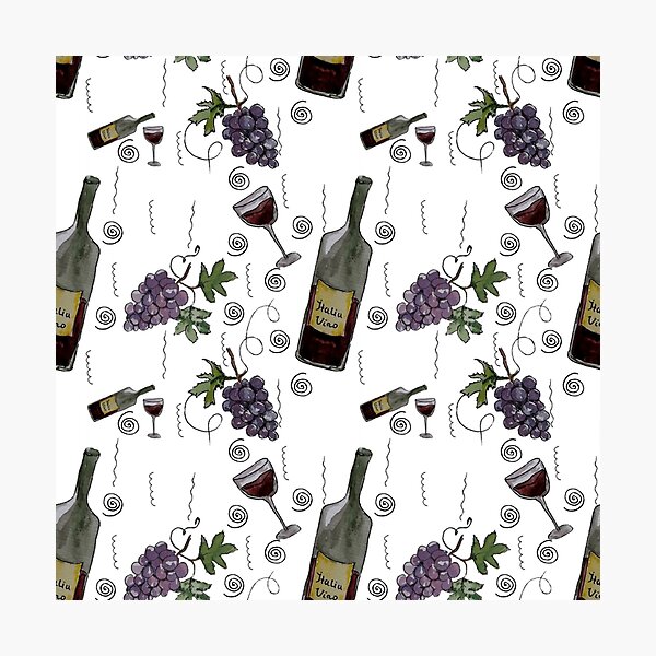 Item preview, Pattern of a bottle of red wine designed and sold by ChuckyStore79.