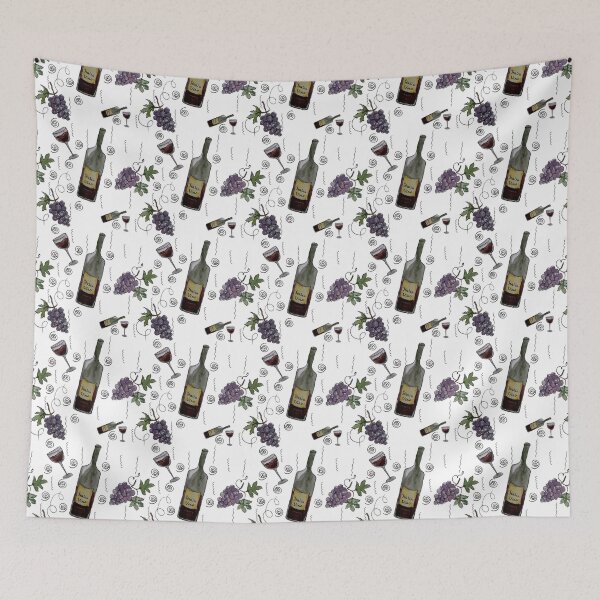 Item preview, Pattern of a bottle of red wine designed and sold by ChuckyStore79.