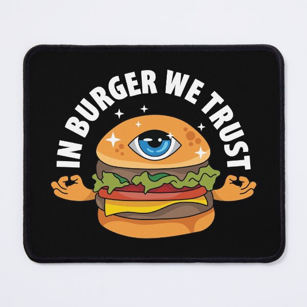 Item preview, In Burger We Trust designed and sold by spacedowl.