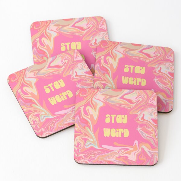 Item preview, Hot Pink Stay Weird Vintage Design designed and sold by DaisyLemon.