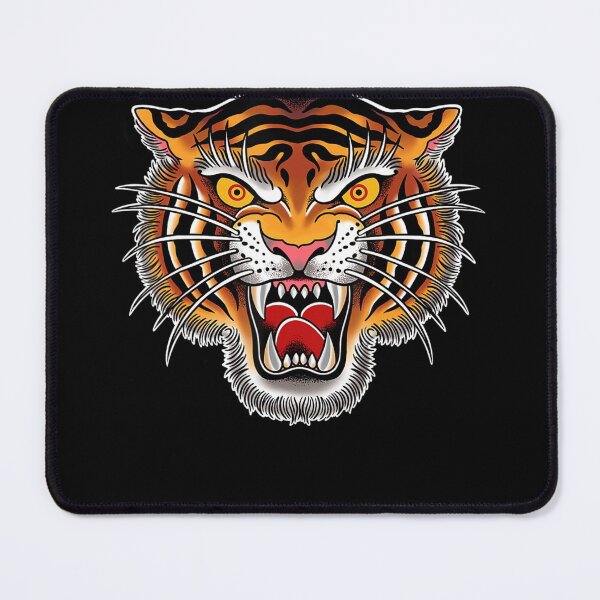 Item preview, Tiger Head Tattoo designed and sold by IrisBender.