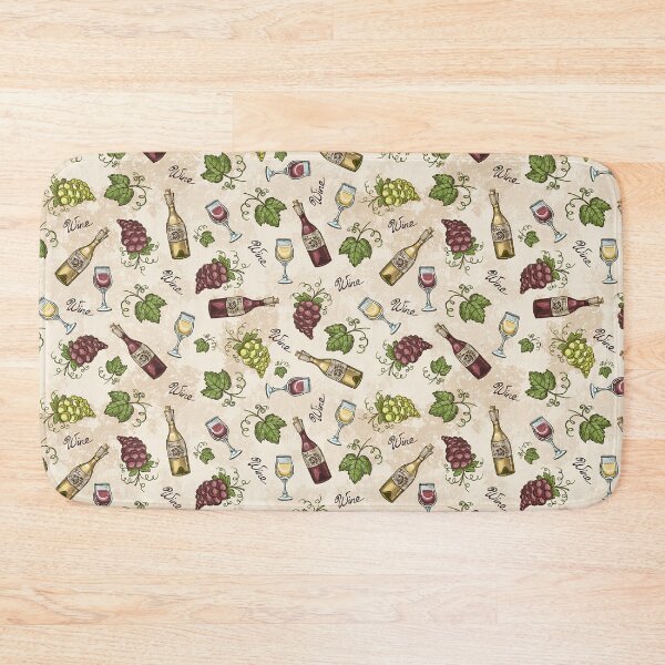 Item preview, Grape and wine pattern designed and sold by ChuckyStore79.