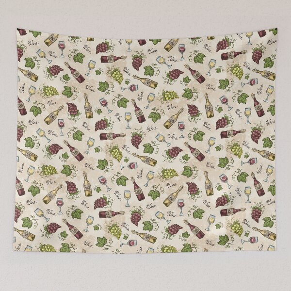 Item preview, Grape and wine pattern designed and sold by ChuckyStore79.