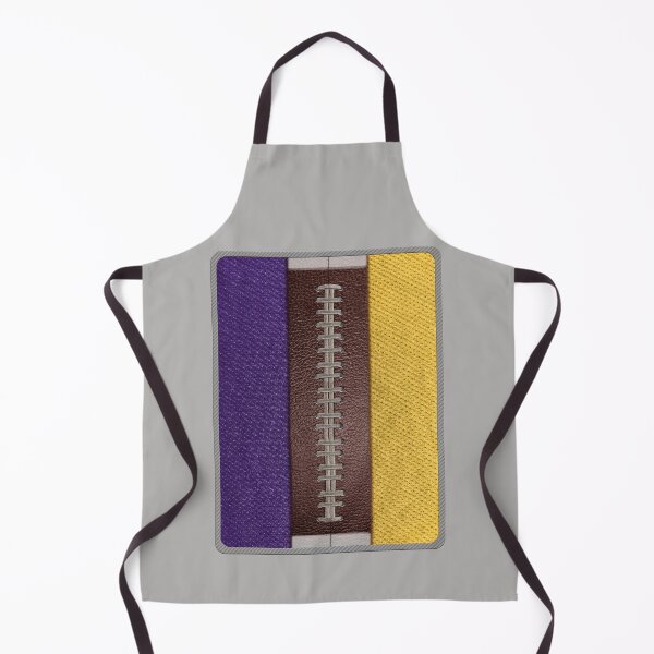 Item preview, Football Purple and Yellow-Gold Patch designed and sold by Michele Engling.