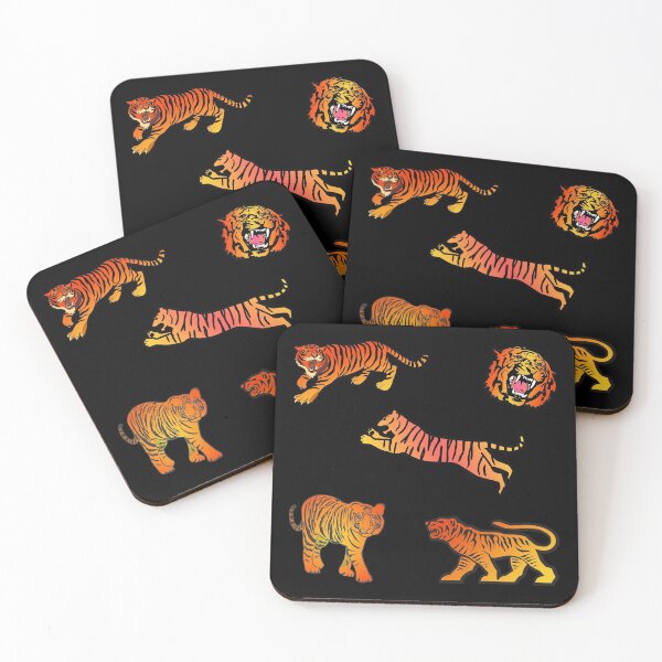Item preview, Tiger Tigers Gradient Pattern Field designed and sold by MOP-tees.