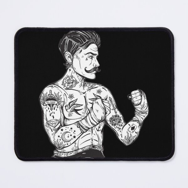 Item preview, Vintage Boxing Champion Tattoo Boho Ink Fighter designed and sold by IrisBender.