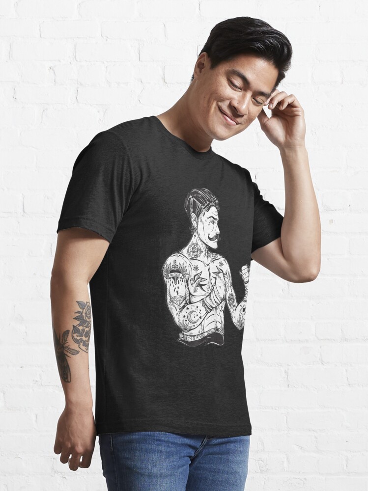 Vintage Boxing Champion Tattoo Boho Ink Fighter Essential T-Shirt