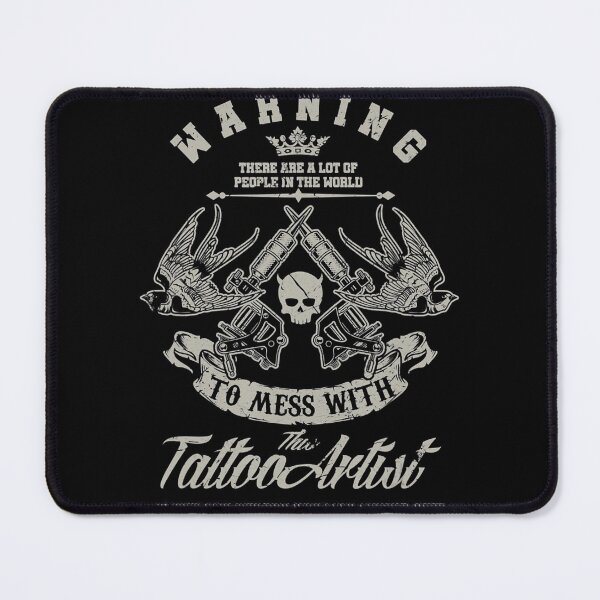 Item preview, Vintage Warning Mess With Tattoo Artist designed and sold by IrisBender.