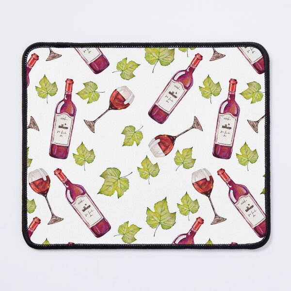 Item preview, Seamless pattern with bottles and glass designed and sold by ChuckyStore79.