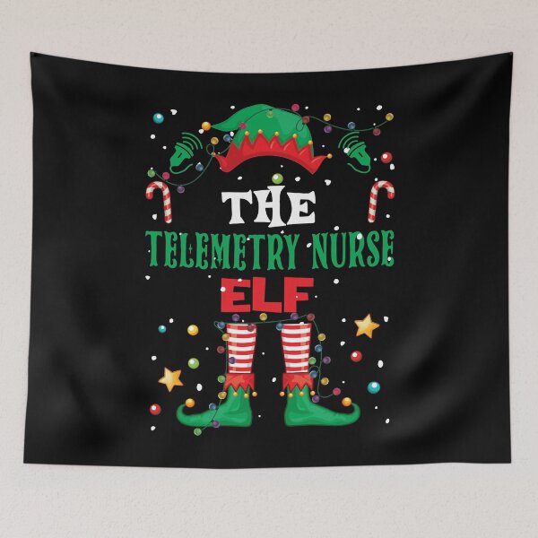 Item preview, THE TELEMETRY NURSE ELF FUNNY CHRISTMAS GIFTS designed and sold by tyrfoguxcer13.