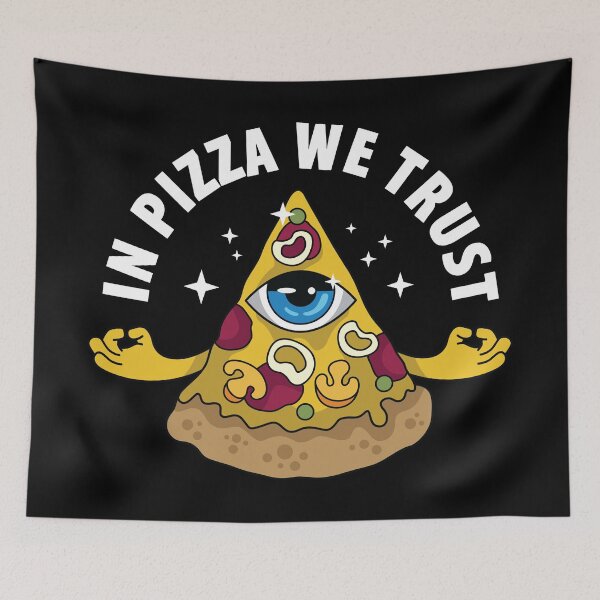 Item preview, In Pizza We Trust designed and sold by spacedowl.