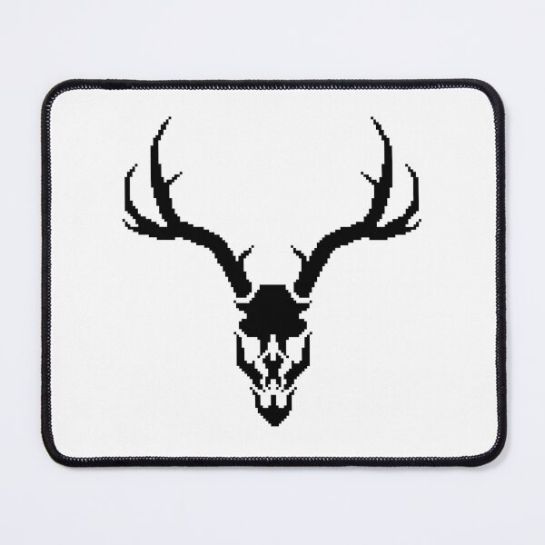 Item preview, Pixelated Antler Skull designed and sold by PixelStreet.