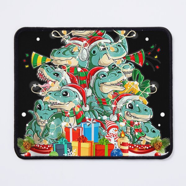 Item preview, Cute Tree Rex T Rex Dinosaur Christmas Tree Lights Xmas Day designed and sold by Flamingo92.