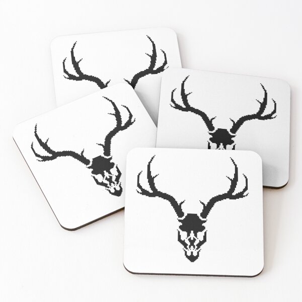 Item preview, Pixelated Antler Skull designed and sold by PixelStreet.