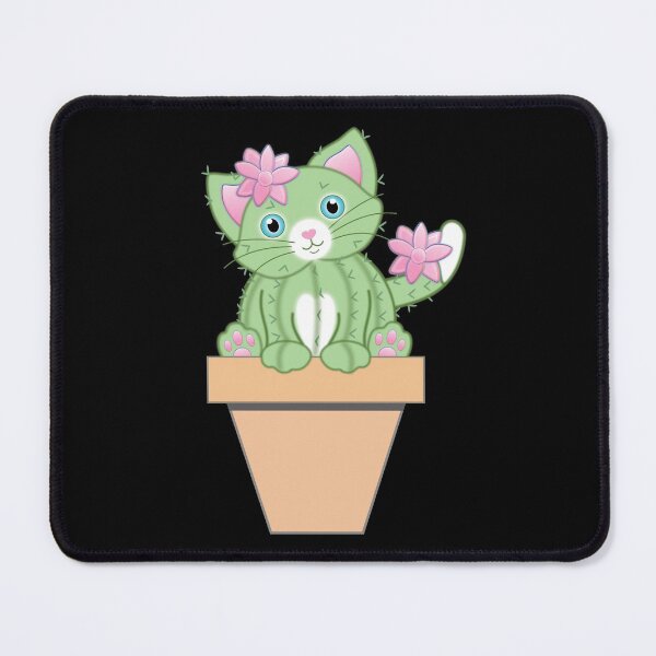 Item preview, Cute Cat Cactus Or Kawaii Catcus  designed and sold by FlutteringWings.