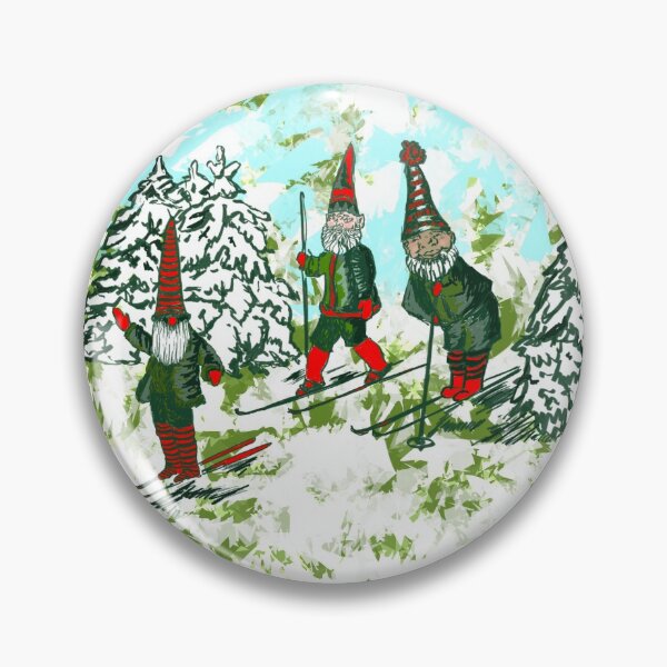 Item preview, Skiing with My Gnomies designed and sold by missdebi27.