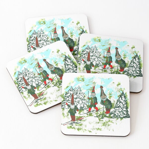 Item preview, Skiing with My Gnomies designed and sold by missdebi27.