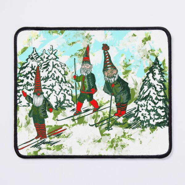 Item preview, Skiing with My Gnomies designed and sold by missdebi27.